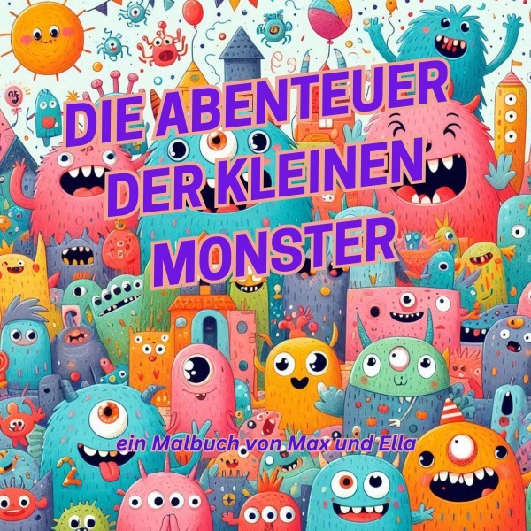 Cover: 9783819059674 | Die Abenteuer der kleinen Monster | ein Malbuch von Max und Ella. DE