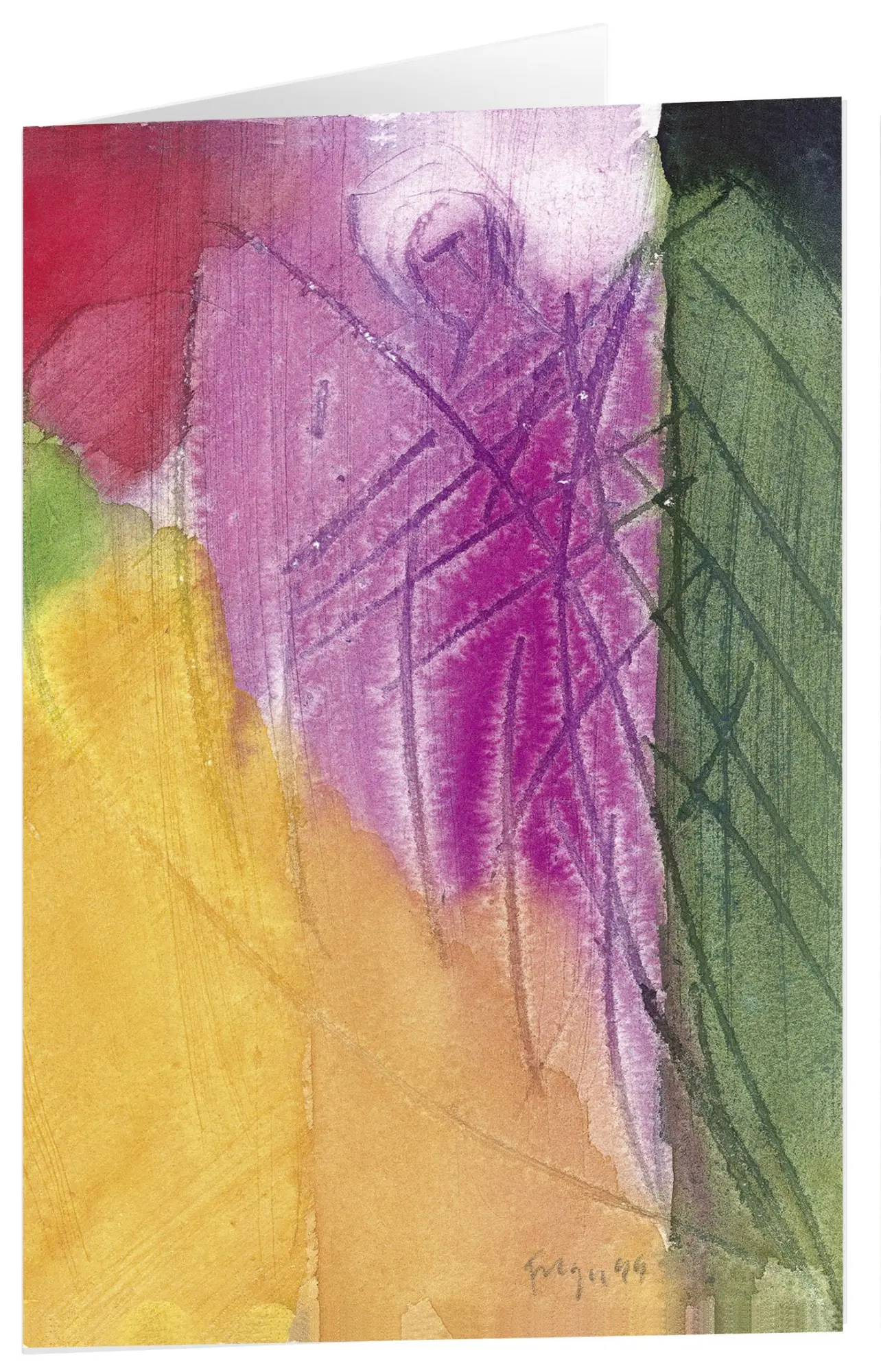 Bild: 4250454729774 | Leuchtende Engel - Kunst-Faltkarten im Schmuckkarton | Andreas Felger