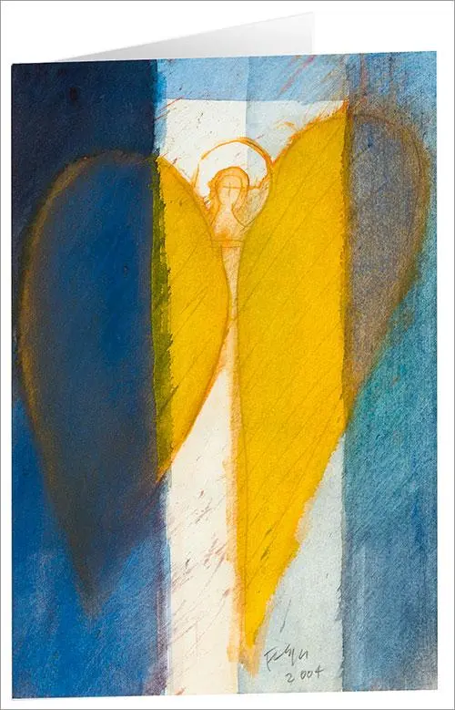 Bild: 4250454729774 | Leuchtende Engel - Kunst-Faltkarten im Schmuckkarton | Andreas Felger