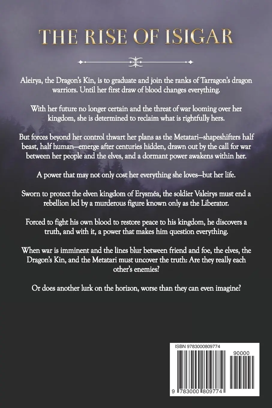 Rückseite: 9783000809774 | The Rise of Isigar | Book One in the Eskhàra Series | J. M. Kidd