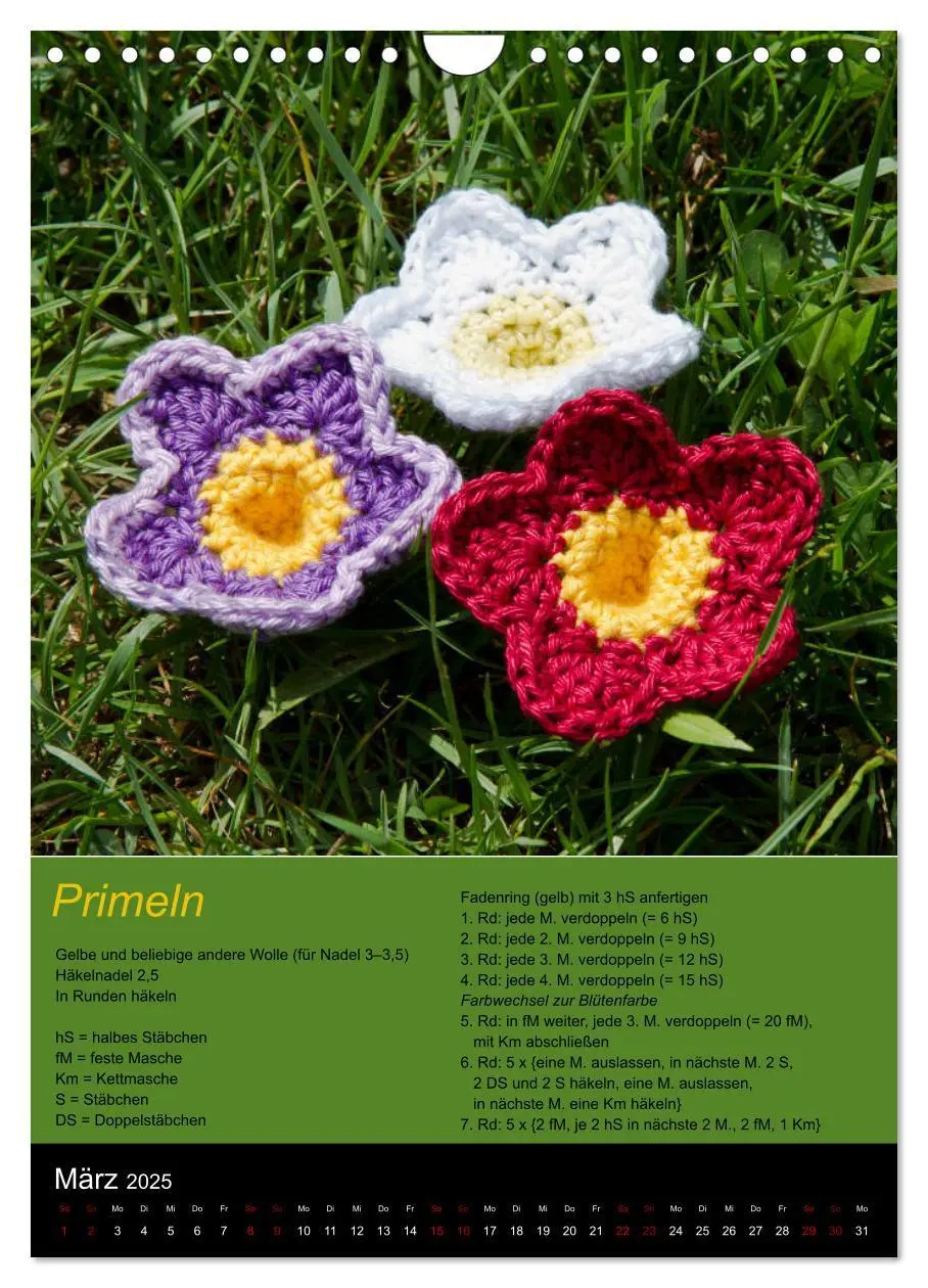 Bild: 9783435999774 | Amigurumi - Häkelideen mit Anleitung (Wandkalender 2025 DIN A4...