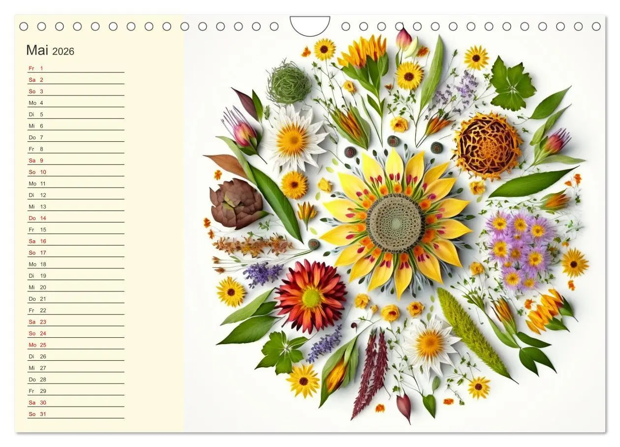 Bild: 9783457539774 | Jahresrunde Schönheiten (Wandkalender 2026 DIN A4 quer), CALVENDO...