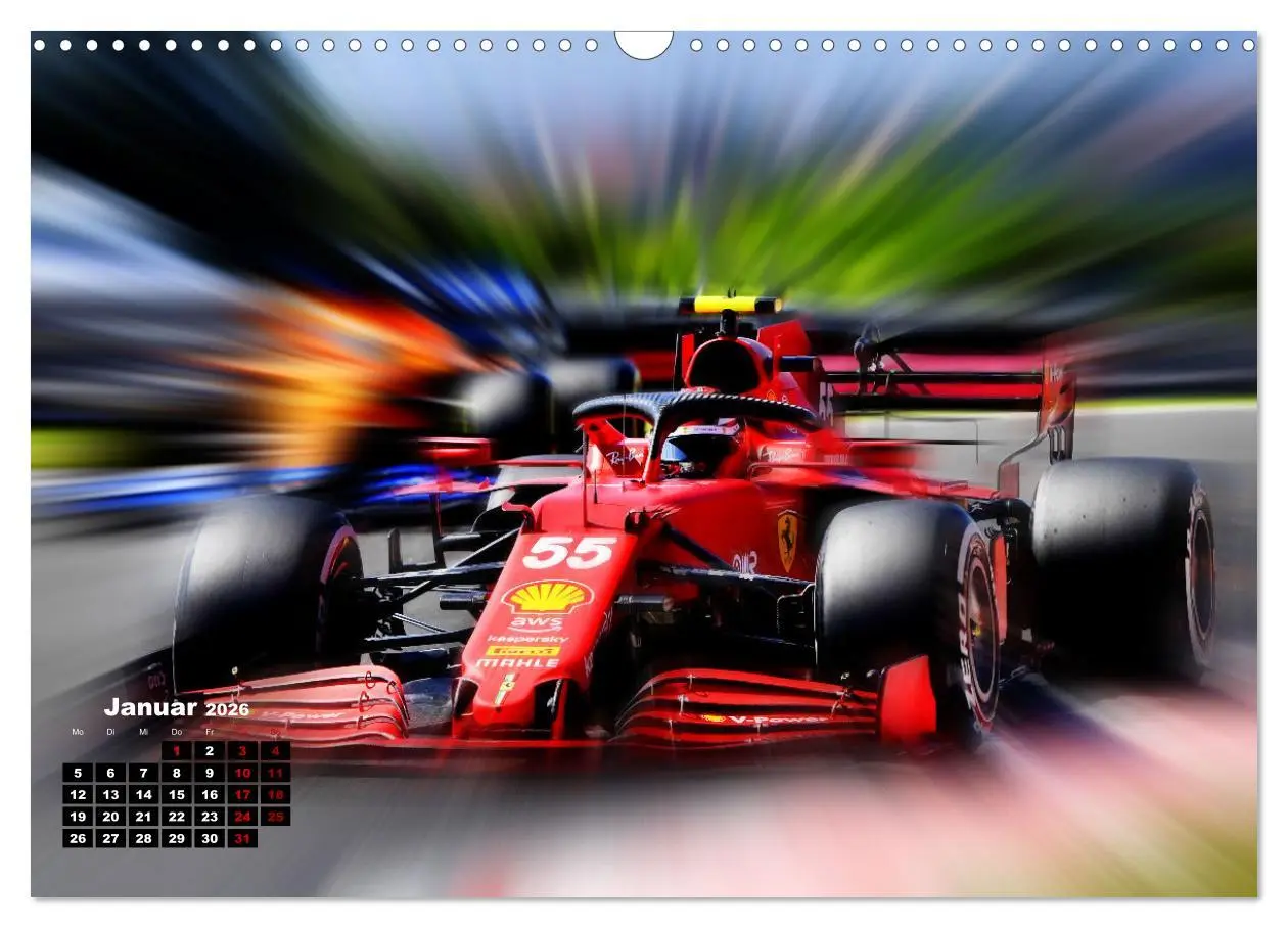 Bild: 9783457609774 | Leidenschaft Formel 1 (Wandkalender 2026 DIN A3 quer), CALVENDO...
