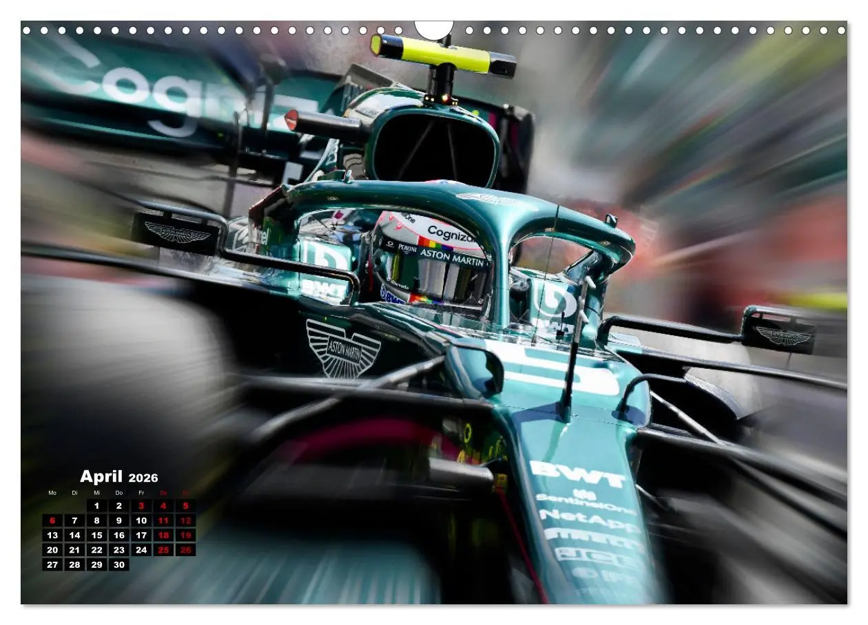 Bild: 9783457609774 | Leidenschaft Formel 1 (Wandkalender 2026 DIN A3 quer), CALVENDO...