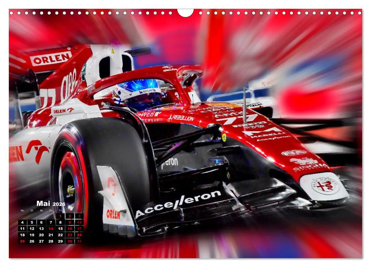 Bild: 9783457609774 | Leidenschaft Formel 1 (Wandkalender 2026 DIN A3 quer), CALVENDO...