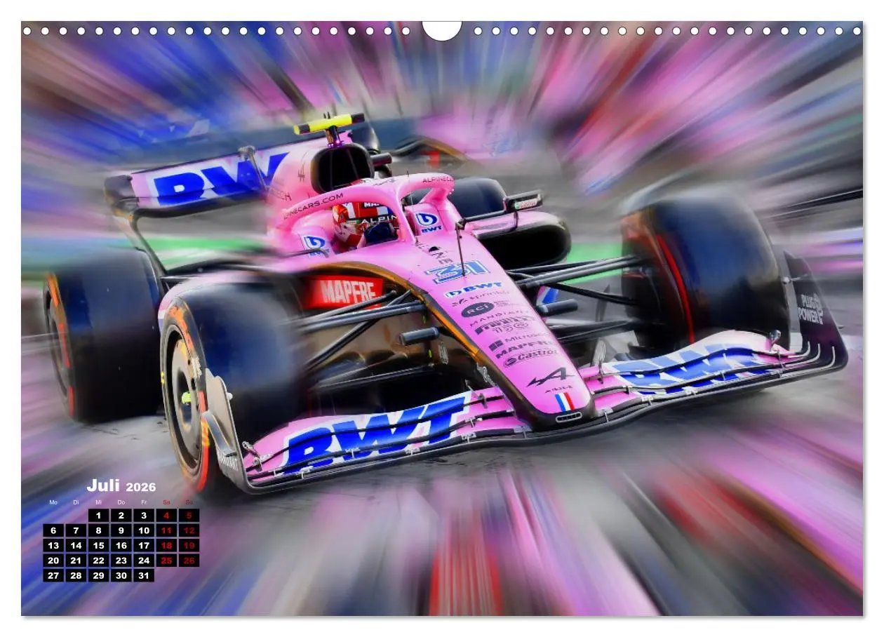 Bild: 9783457609774 | Leidenschaft Formel 1 (Wandkalender 2026 DIN A3 quer), CALVENDO...