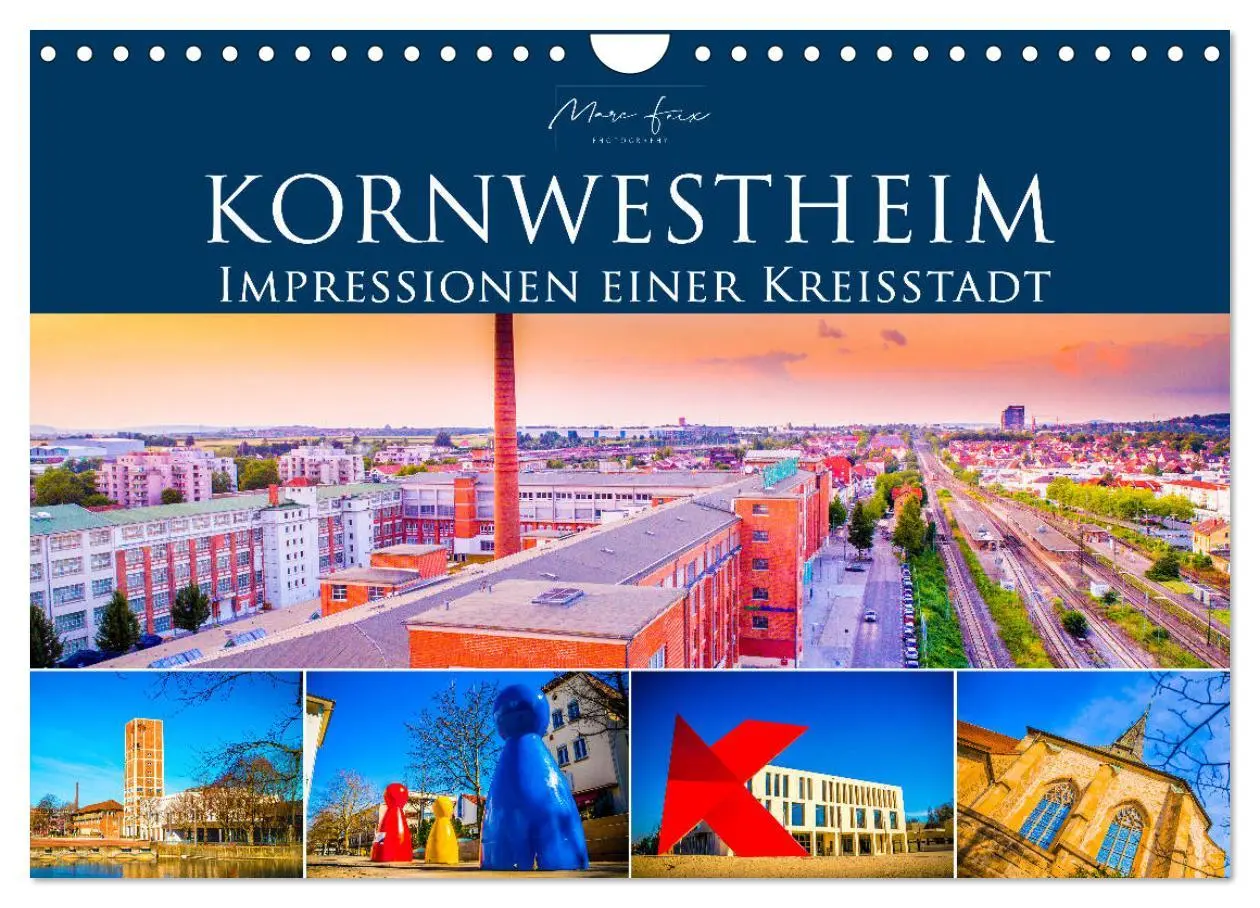 Cover: 9783457779774 | Kornwestheim - Impressionen einer Kreisstadt (Wandkalender 2026 DIN...