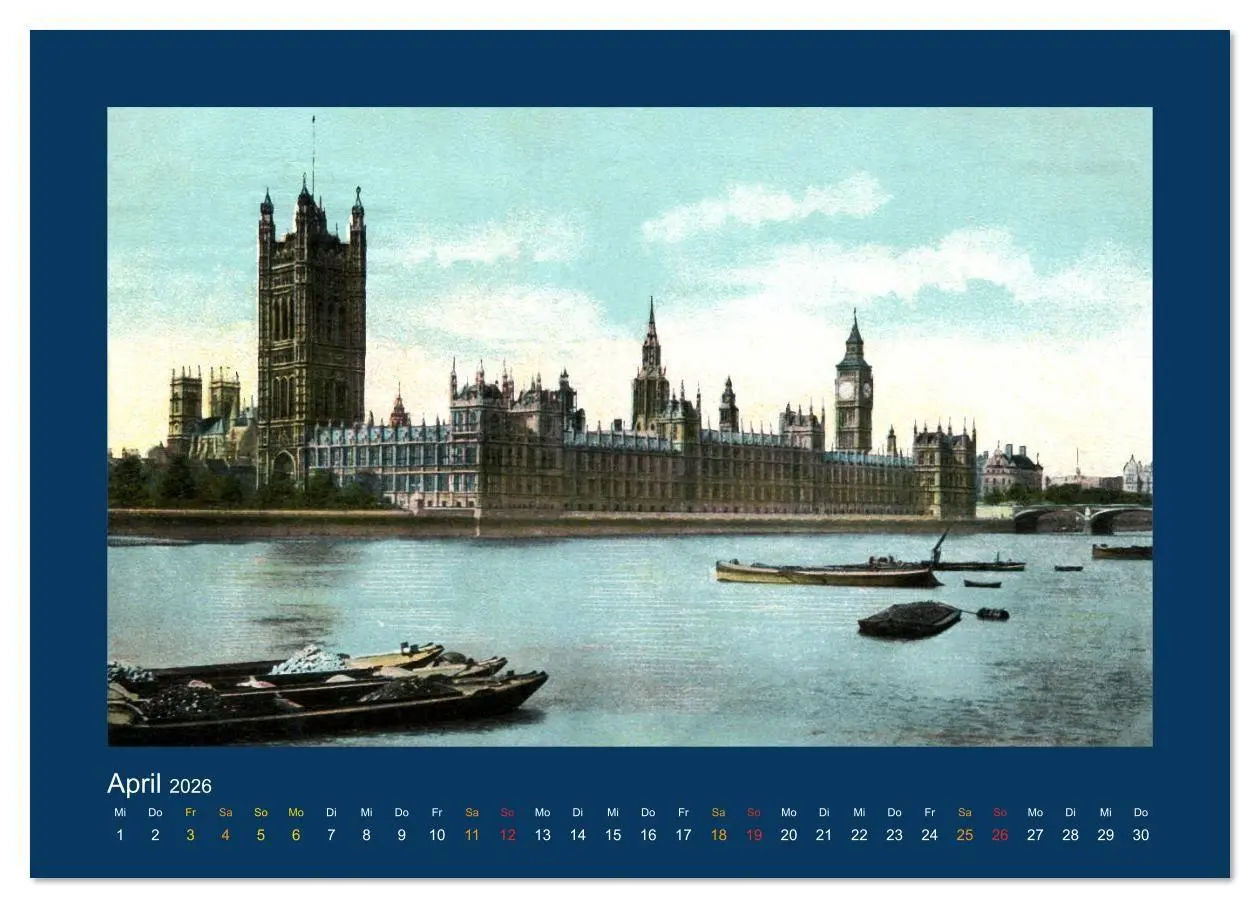 Bild: 9783457919774 | Historisches London von 1888 bis 1918 (Wandkalender 2026 DIN A4...