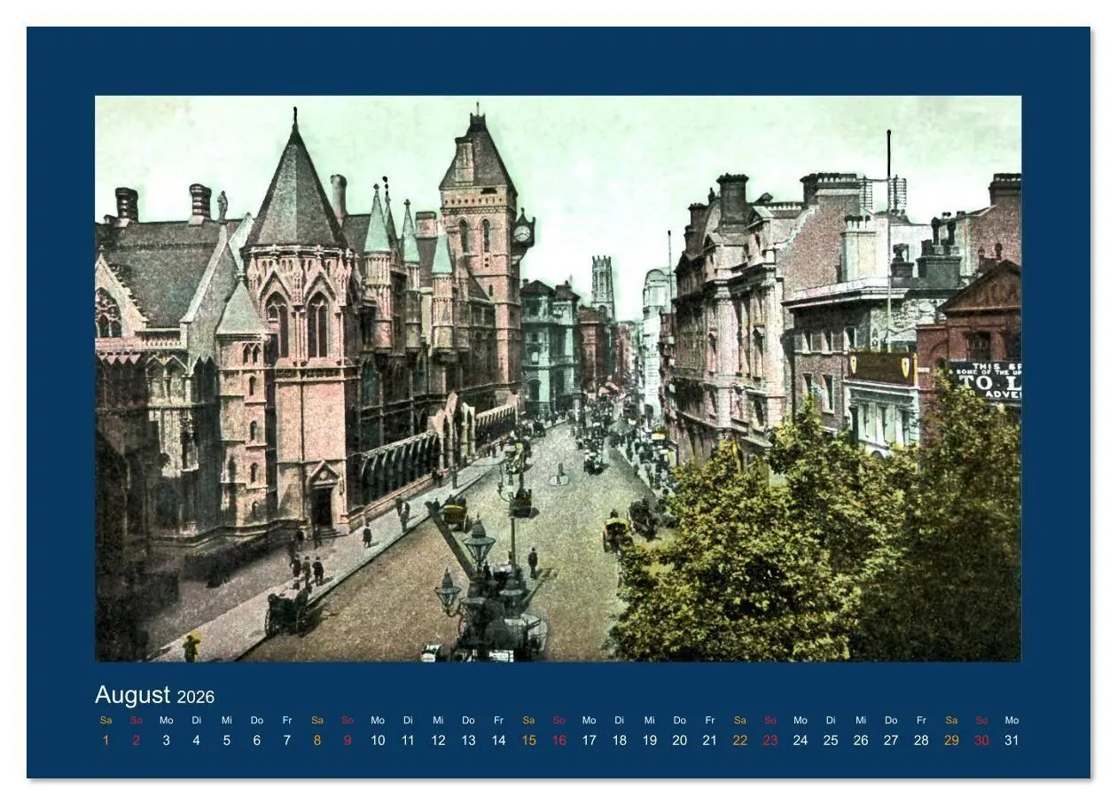 Bild: 9783457919774 | Historisches London von 1888 bis 1918 (Wandkalender 2026 DIN A4...