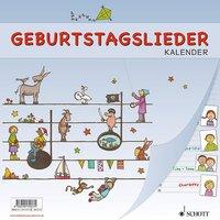 Cover: 9783795749774 | Geburtstagslieder | Immerwährender Wandkalender 30 x 30 cm | Bernhard