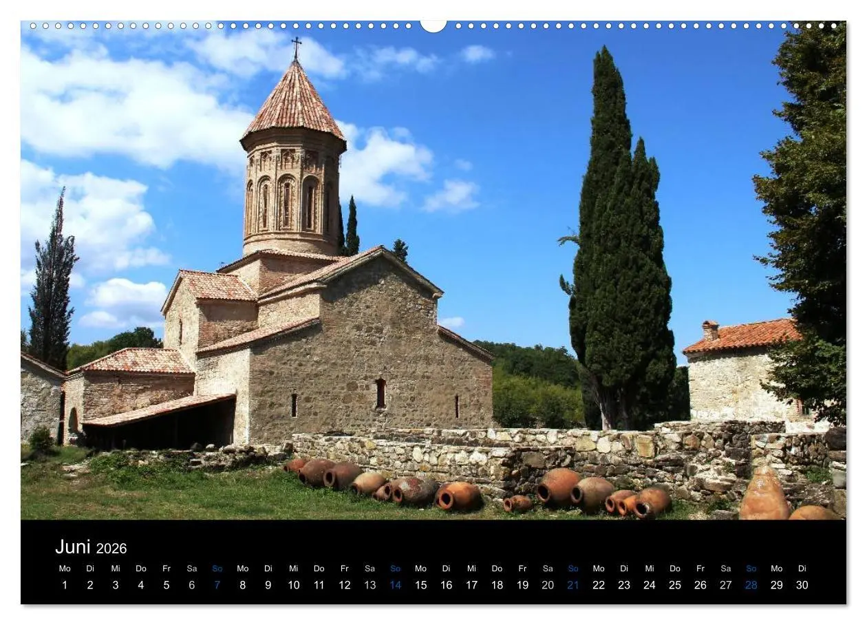 Bild: 9783457909874 | Georgien (Wandkalender 2026 DIN A2 quer), CALVENDO Monatskalender