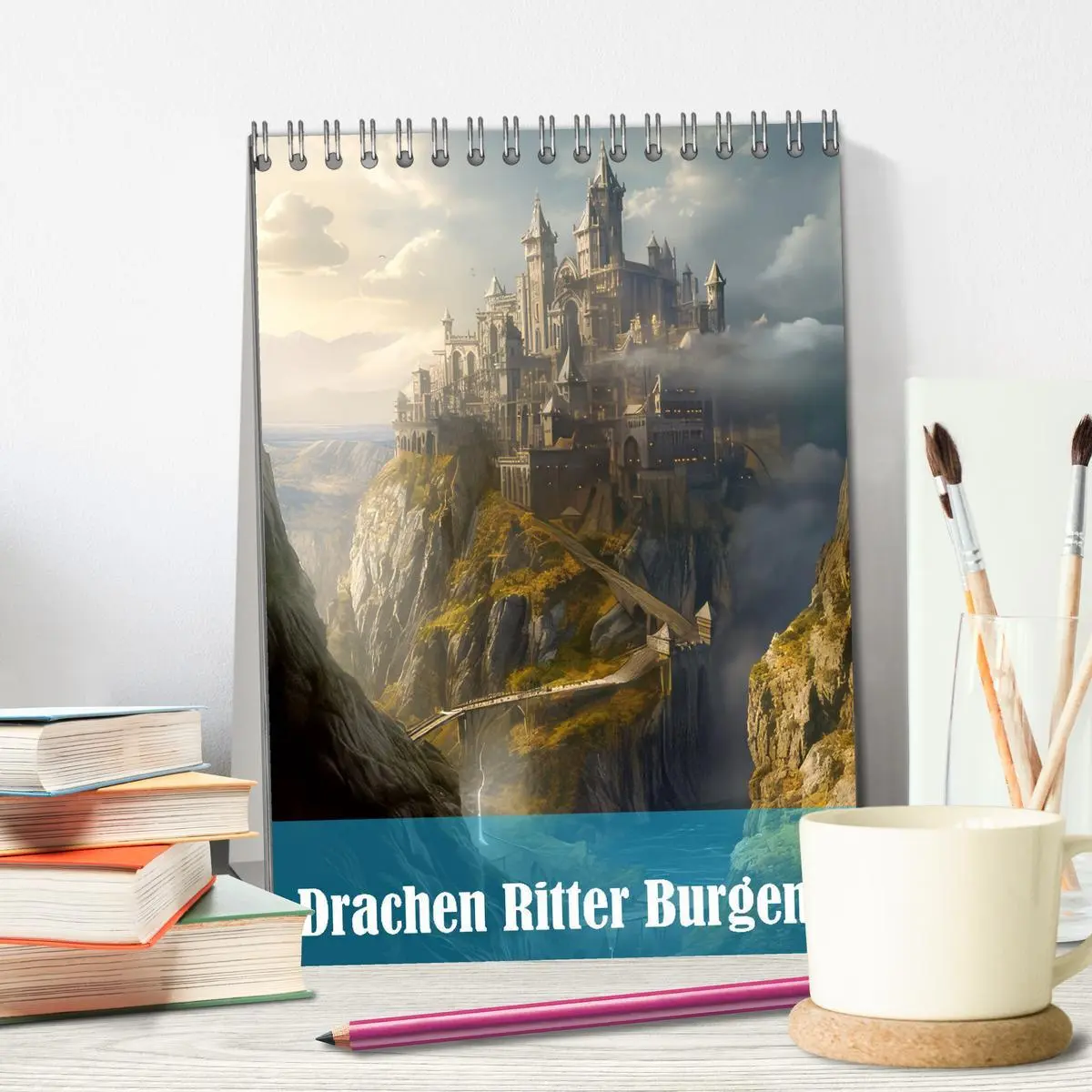 Bild: 9783516309874 | Drachen Ritter Burgen (Tischkalender 2026 DIN A5 hoch), CALVENDO...