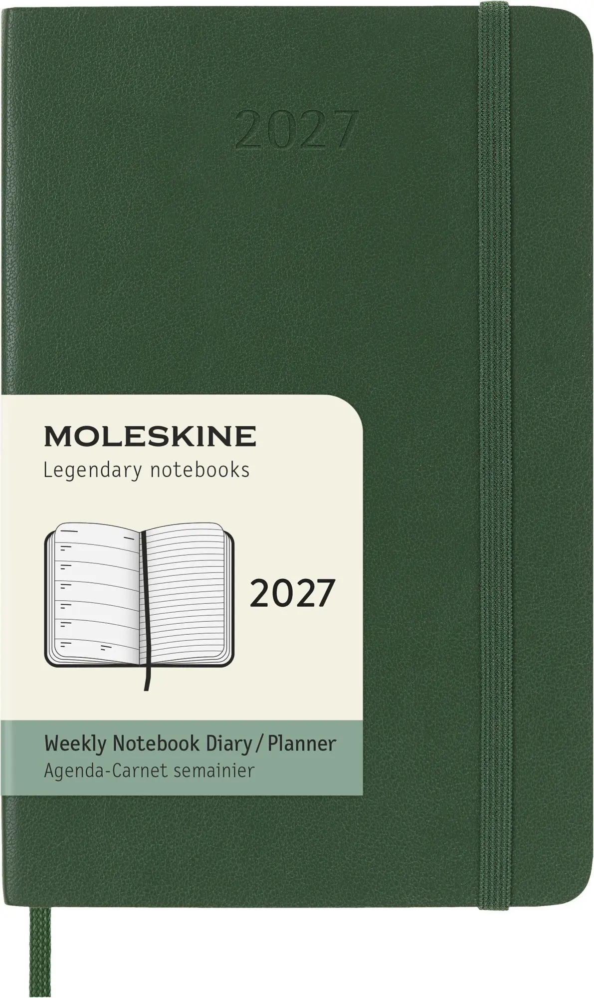 Cover: 8056999279974 | Moleskine 12 Monate Wochen Notizkalender 2027, Pocket/A6, 1 Wo = 1...