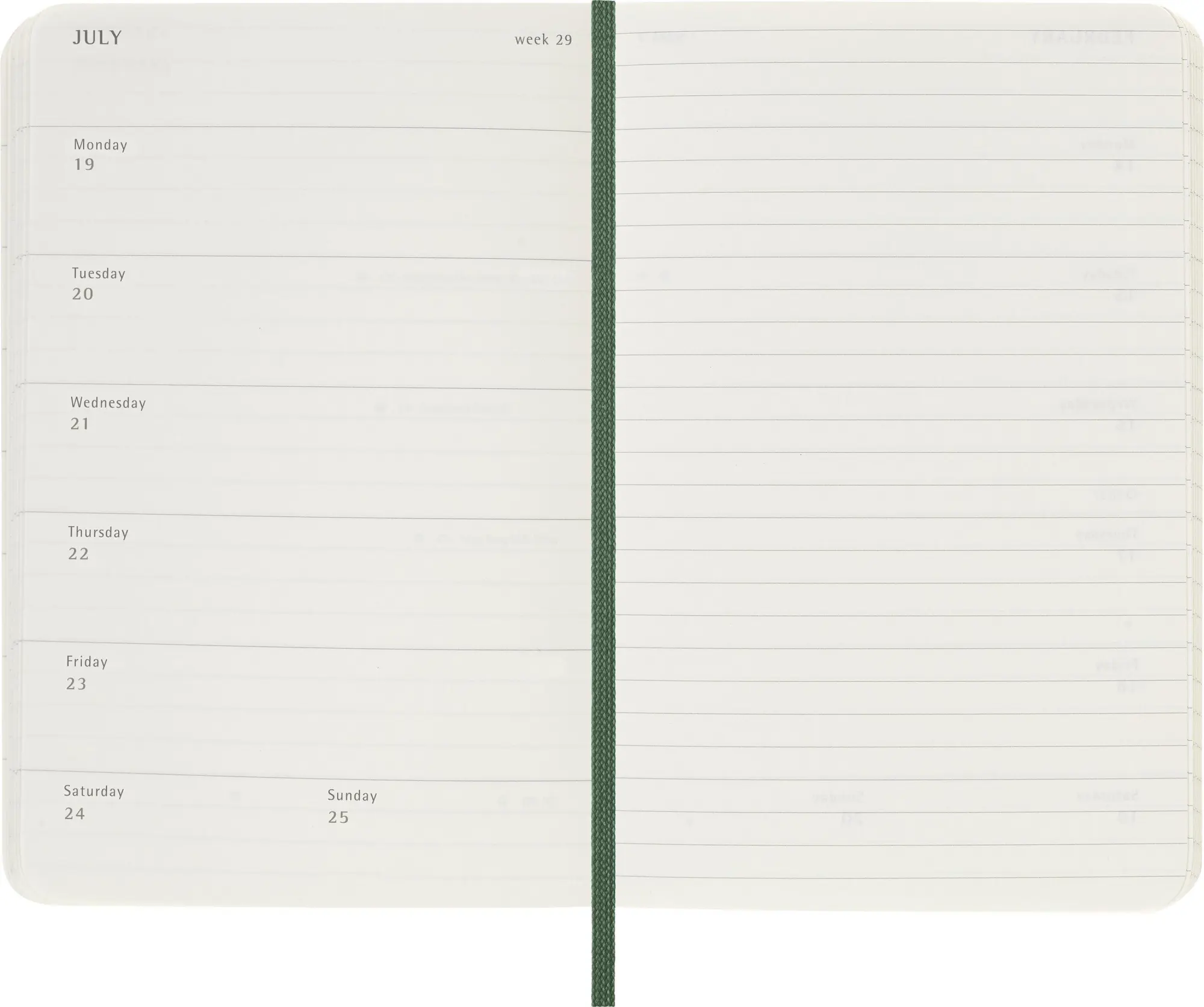 Bild: 8056999279974 | Moleskine 12 Monate Wochen Notizkalender 2027, Pocket/A6, 1 Wo = 1...