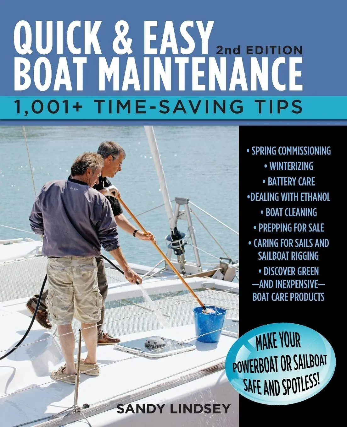 Cover: 9780071789974 | Quick and Easy Boat Maintenance, 2nd Edition | 1,001 Time-Saving Tips
