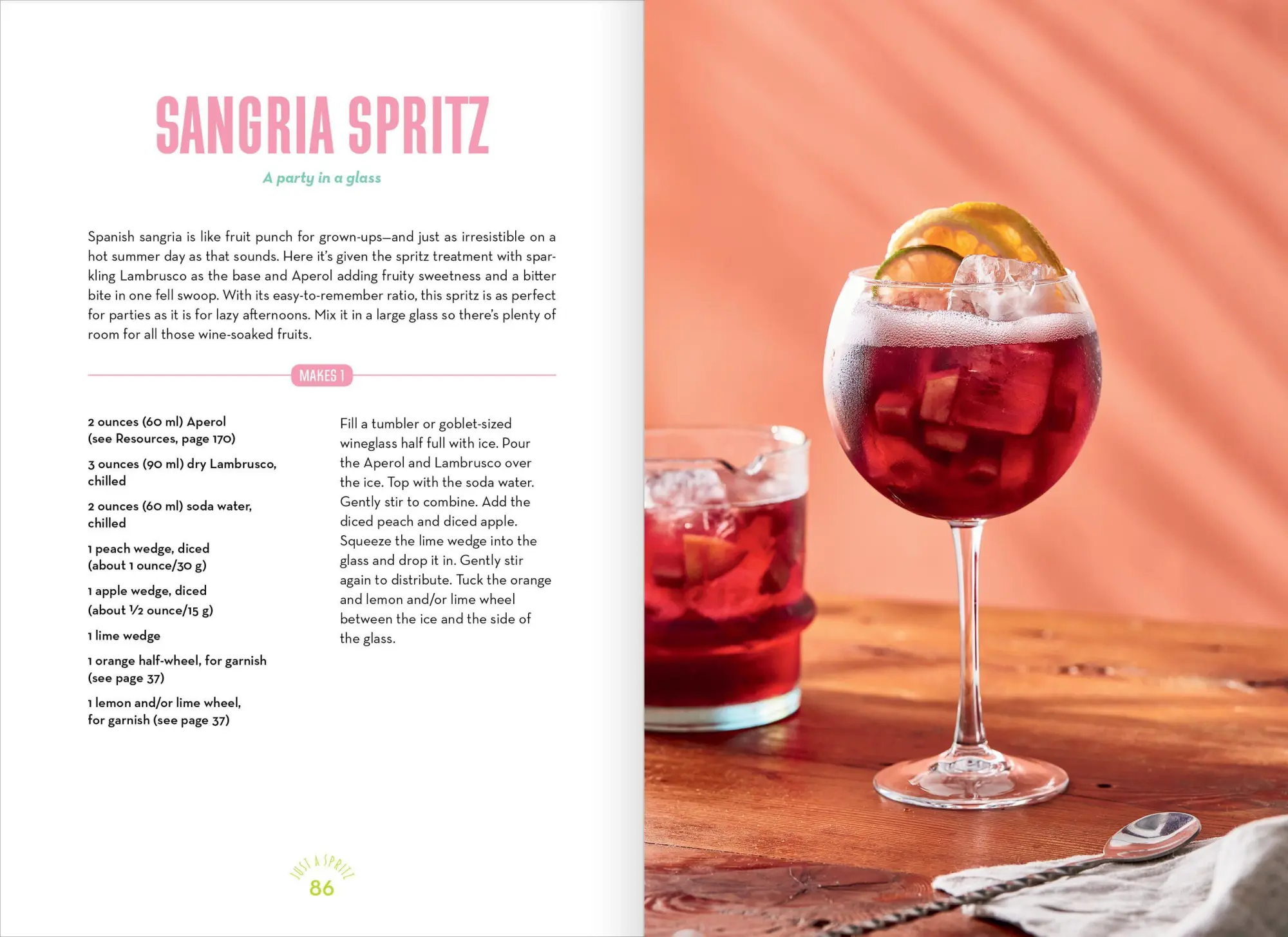 Bild: 9781579659974 | Just a Spritz | 57 Simple Sparkling Sips with Low to No Alcohol | Buch