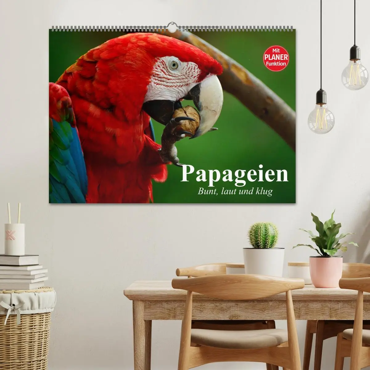 Bild: 9783457999974 | Papageien. Bunt, laut und klug (Wandkalender 2026 DIN A2 quer),...