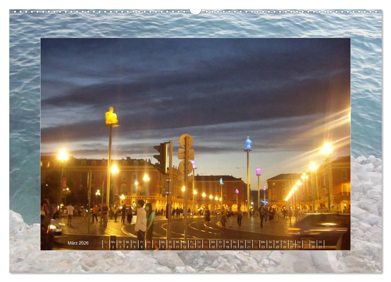 Bild: 9783516089974 | Nizza, Côte d'Azur (Wandkalender 2026 DIN A2 quer), CALVENDO...