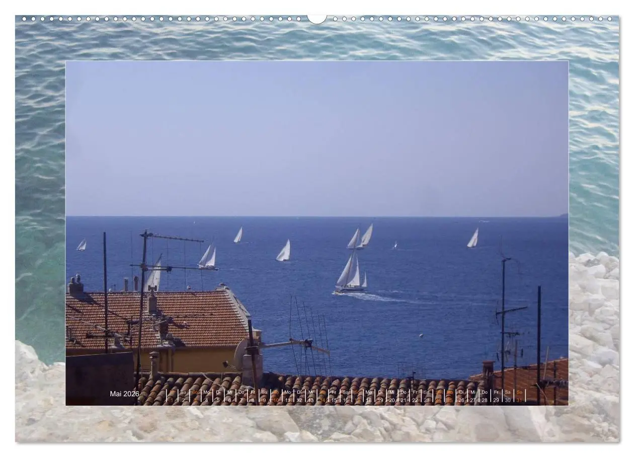 Bild: 9783516089974 | Nizza, Côte d'Azur (Wandkalender 2026 DIN A2 quer), CALVENDO...