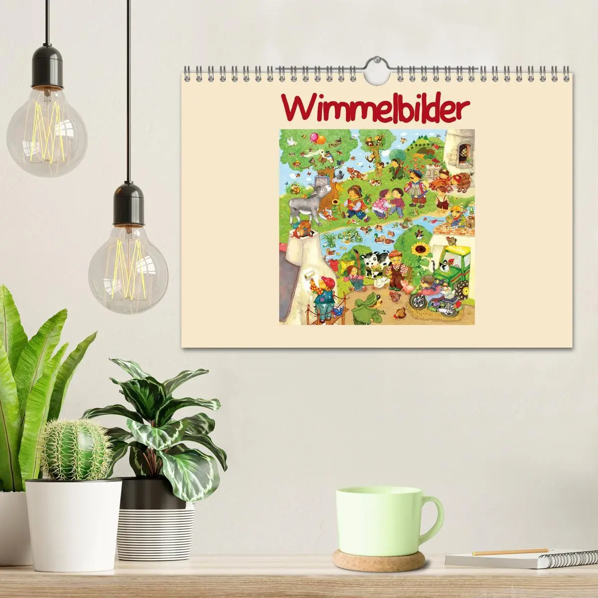 Bild: 9783516229974 | Wimmelbilder (Wandkalender 2026 DIN A4 quer), CALVENDO Monatskalender