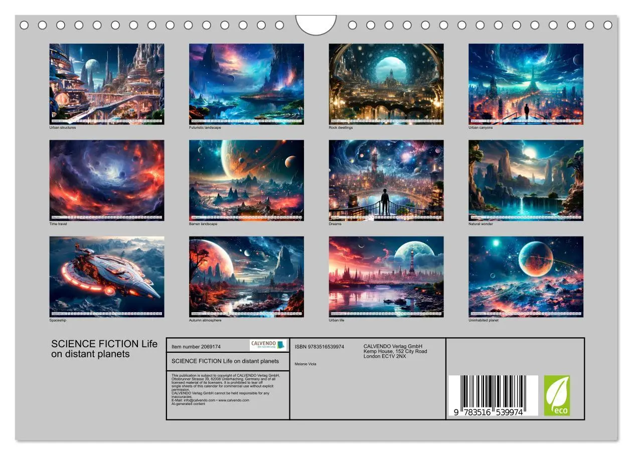 Bild: 9783516539974 | SCIENCE FICTION Life on distant planets (Wall Calendar 2026 DIN A4...