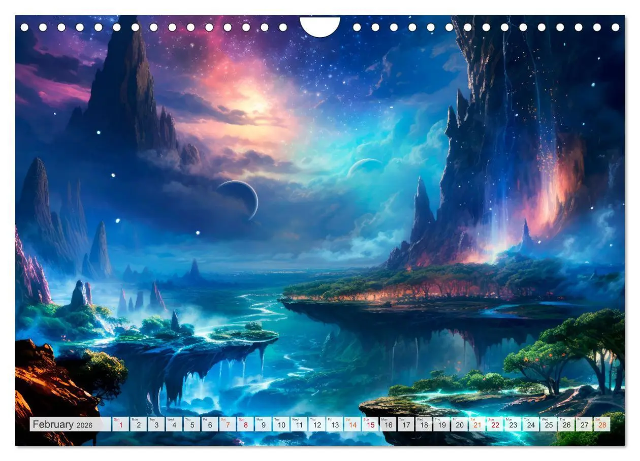 Bild: 9783516539974 | SCIENCE FICTION Life on distant planets (Wall Calendar 2026 DIN A4...