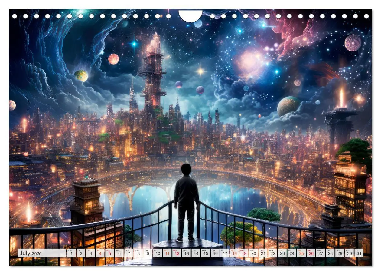 Bild: 9783516539974 | SCIENCE FICTION Life on distant planets (Wall Calendar 2026 DIN A4...