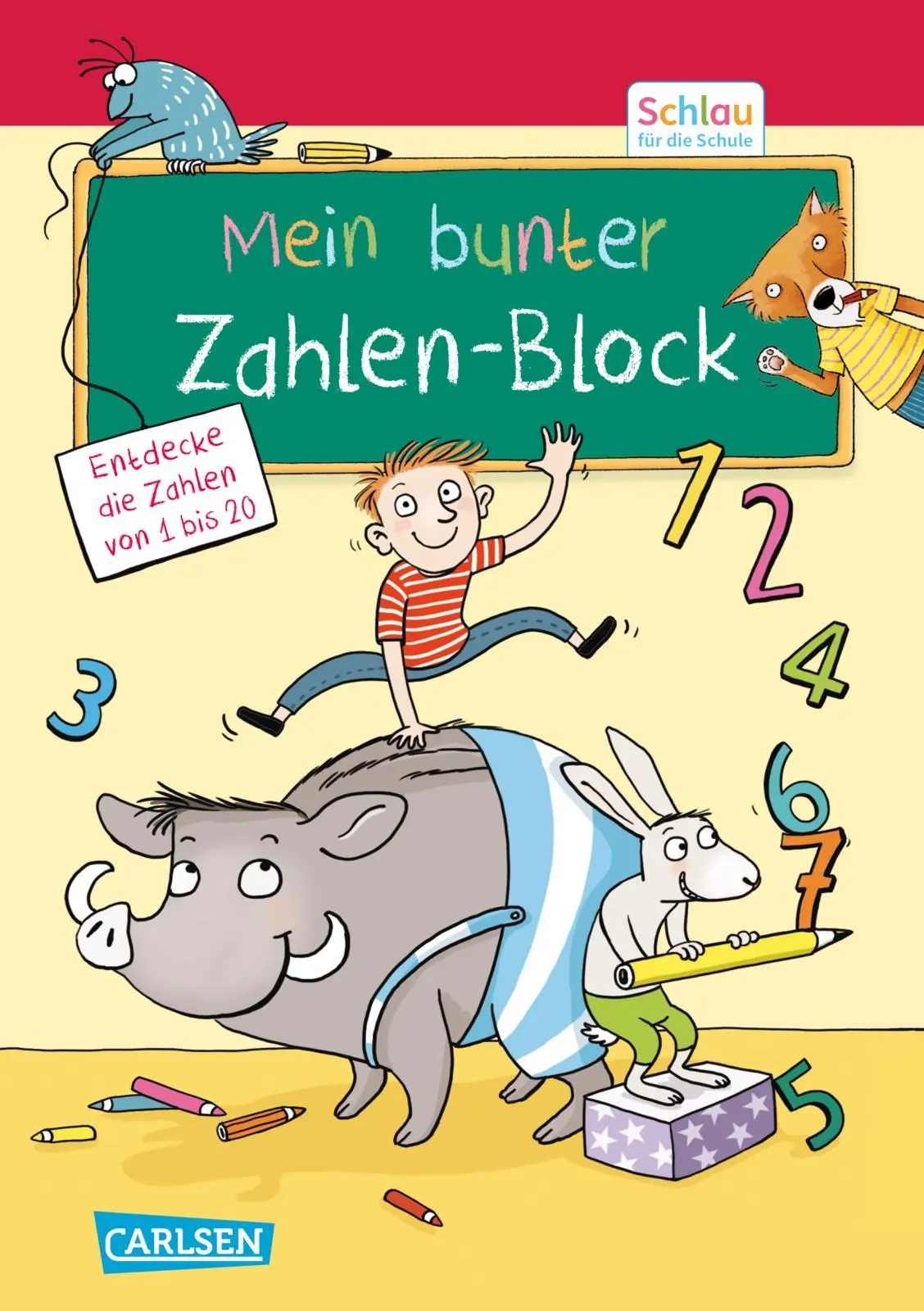 Cover: 9783551189974 | Schlau für die Schule: Mein bunter Zahlen-Block | Christine Mildner