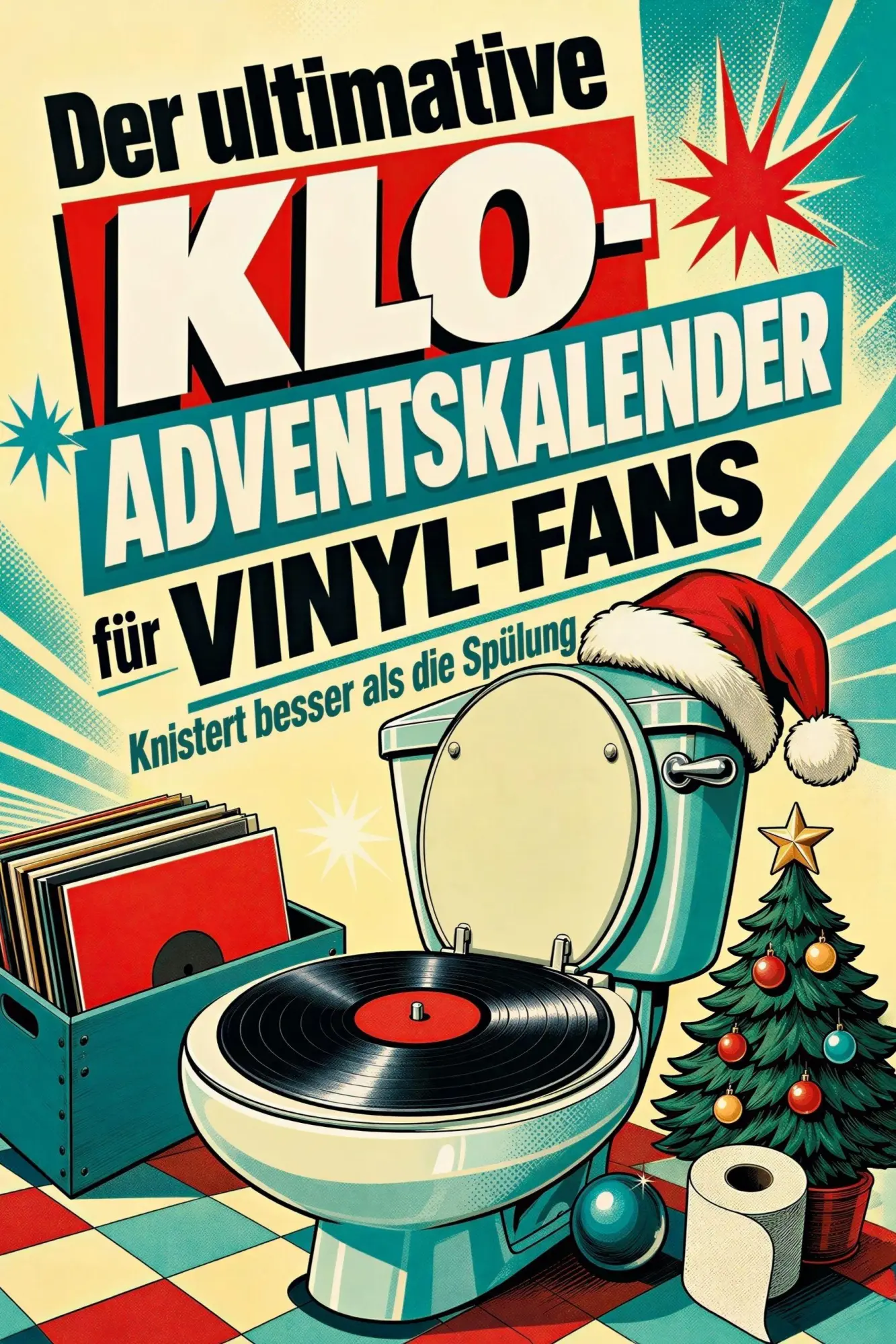 Cover: 9783696109974 | Der ultimative Klo-Adventskalender für Vinyl-Fans | Emilia Becker