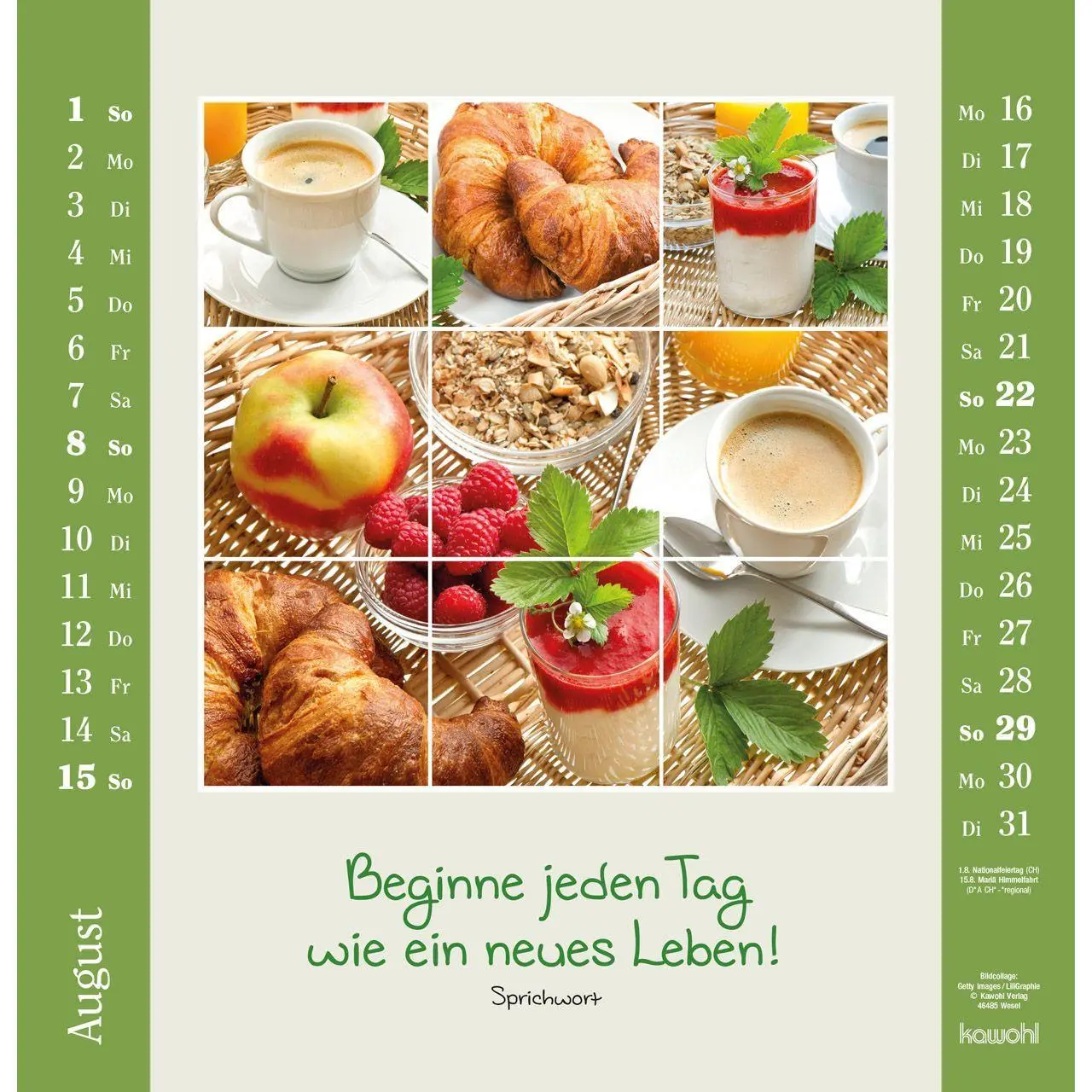 Bild: 9783754829974 | Kleine Freuden entdecken 2027 | Bildcollagen mit Mut machenden Texten