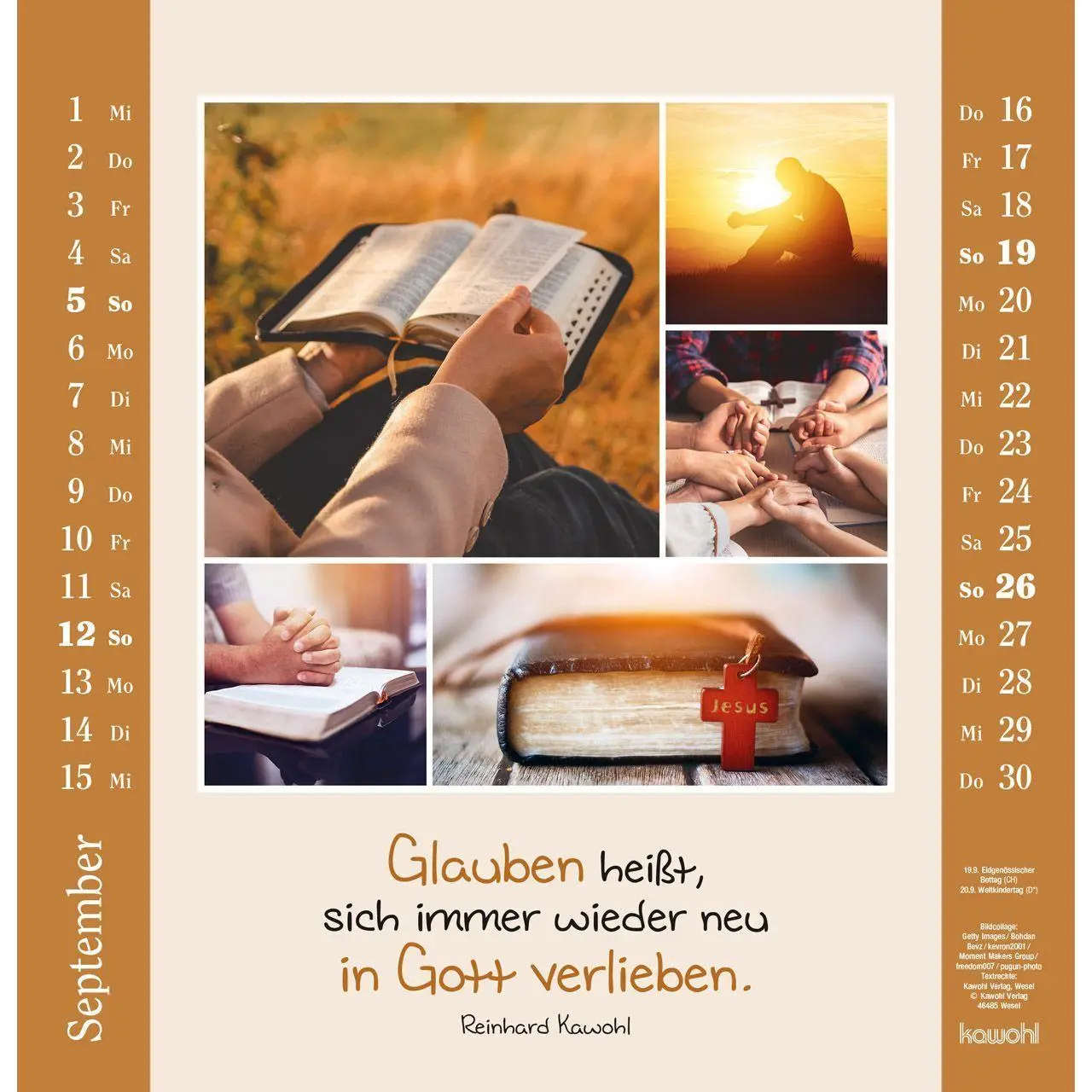 Bild: 9783754829974 | Kleine Freuden entdecken 2027 | Bildcollagen mit Mut machenden Texten