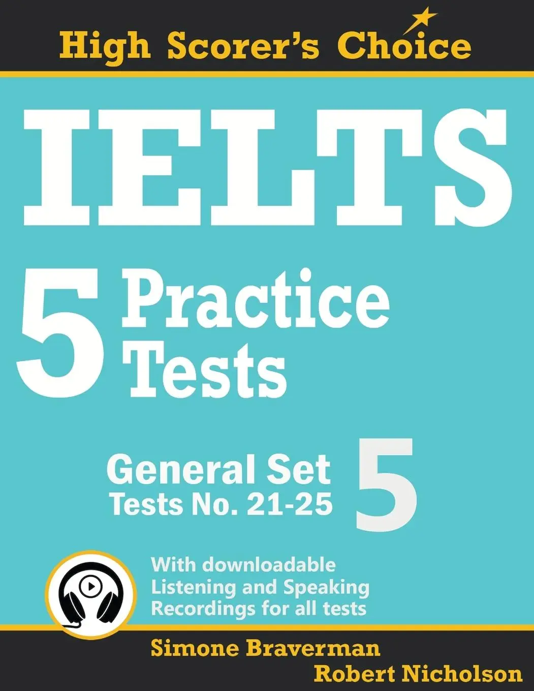Cover: 9780648000075 | IELTS 5 Practice Tests, General Set 5 | Tests No. 21-25 | Taschenbuch