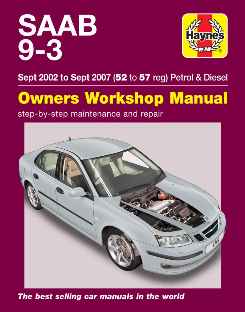 Cover: 9781785210075 | Saab 9-3 Petrol &amp; Diesel (Sept 02 - Sept 07) Haynes Repair Manual