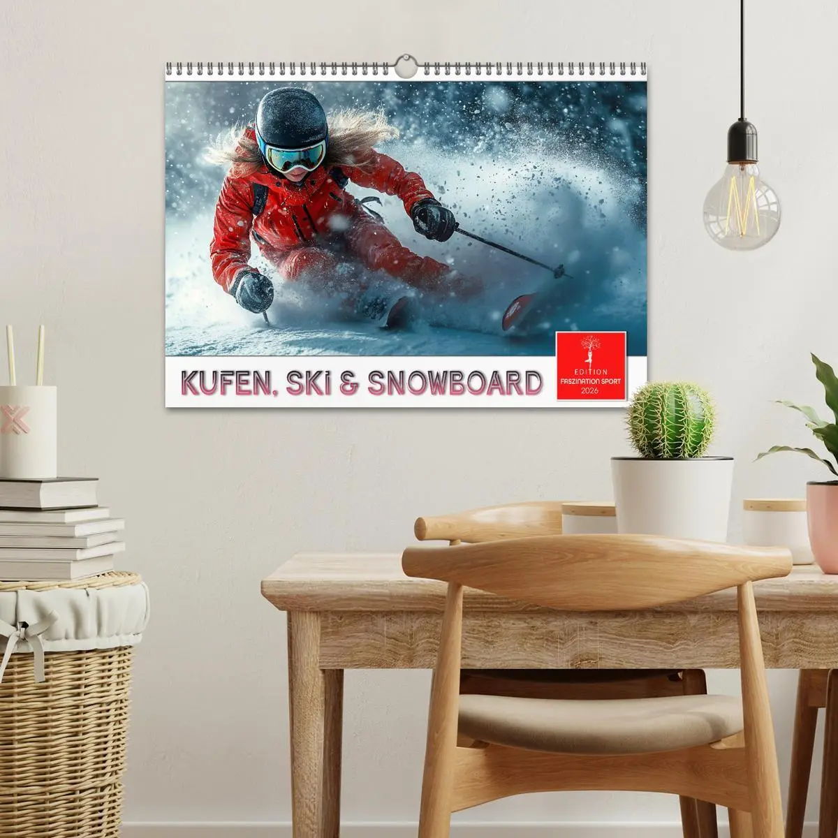 Bild: 9783457320075 | Kufen, Ski &amp; Snowboard (Wandkalender 2026 DIN A3 quer), CALVENDO...