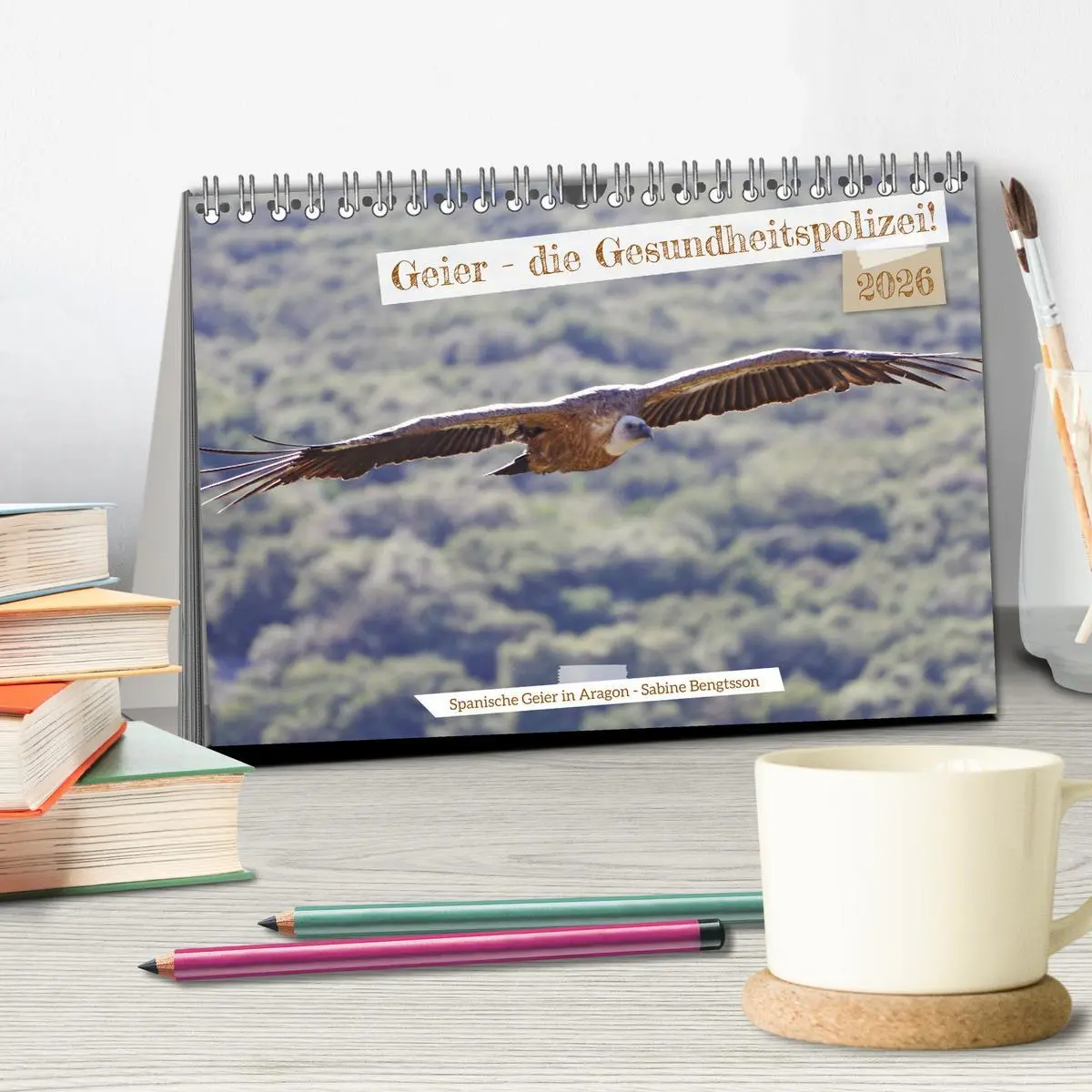 Bild: 9783457490075 | Geier - die Gesundheitspolizei! (Tischkalender 2026 DIN A5 quer),...