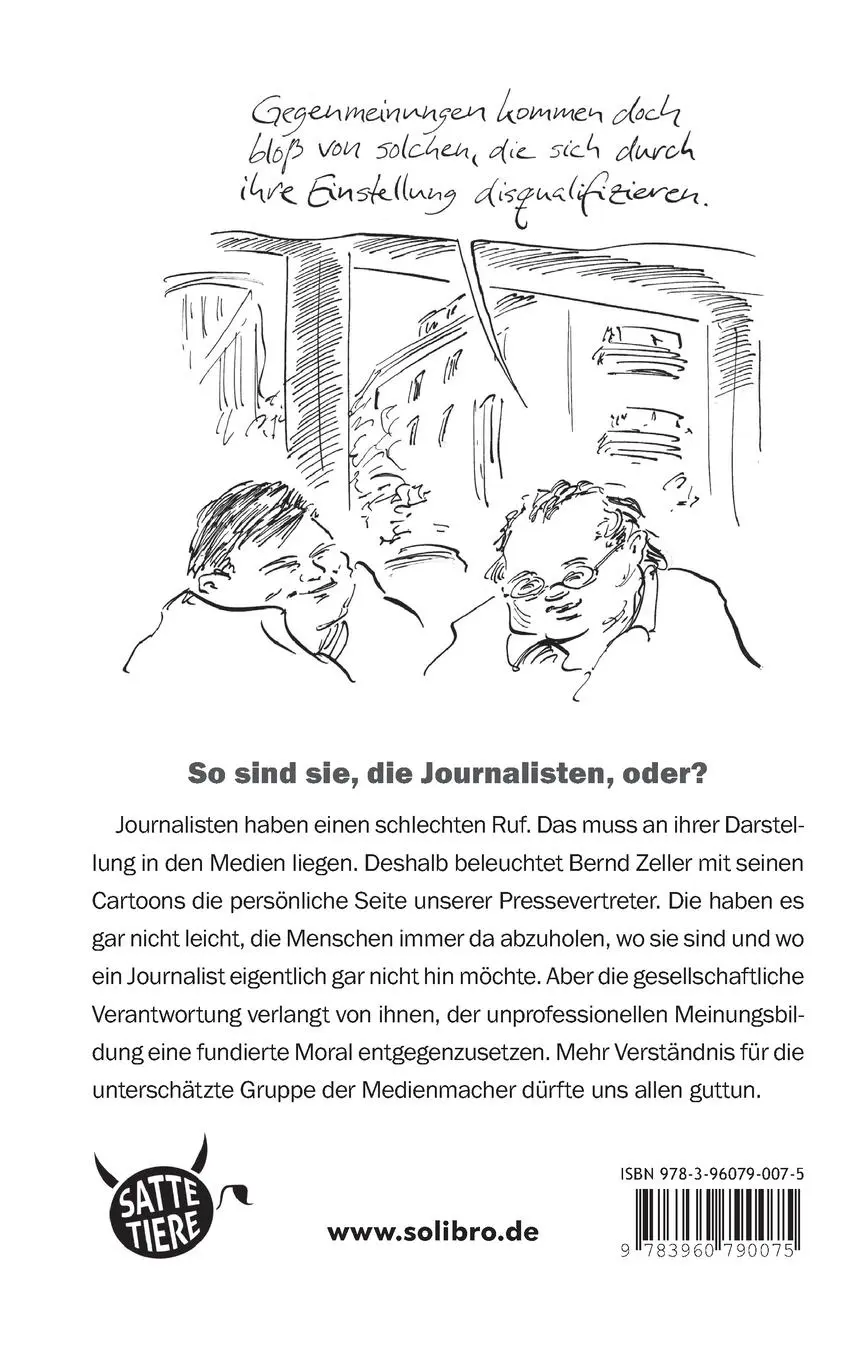 Rückseite: 9783960790075 | Presseshow | So sind nicht alle Journalisten | Bernd Zeller | Buch