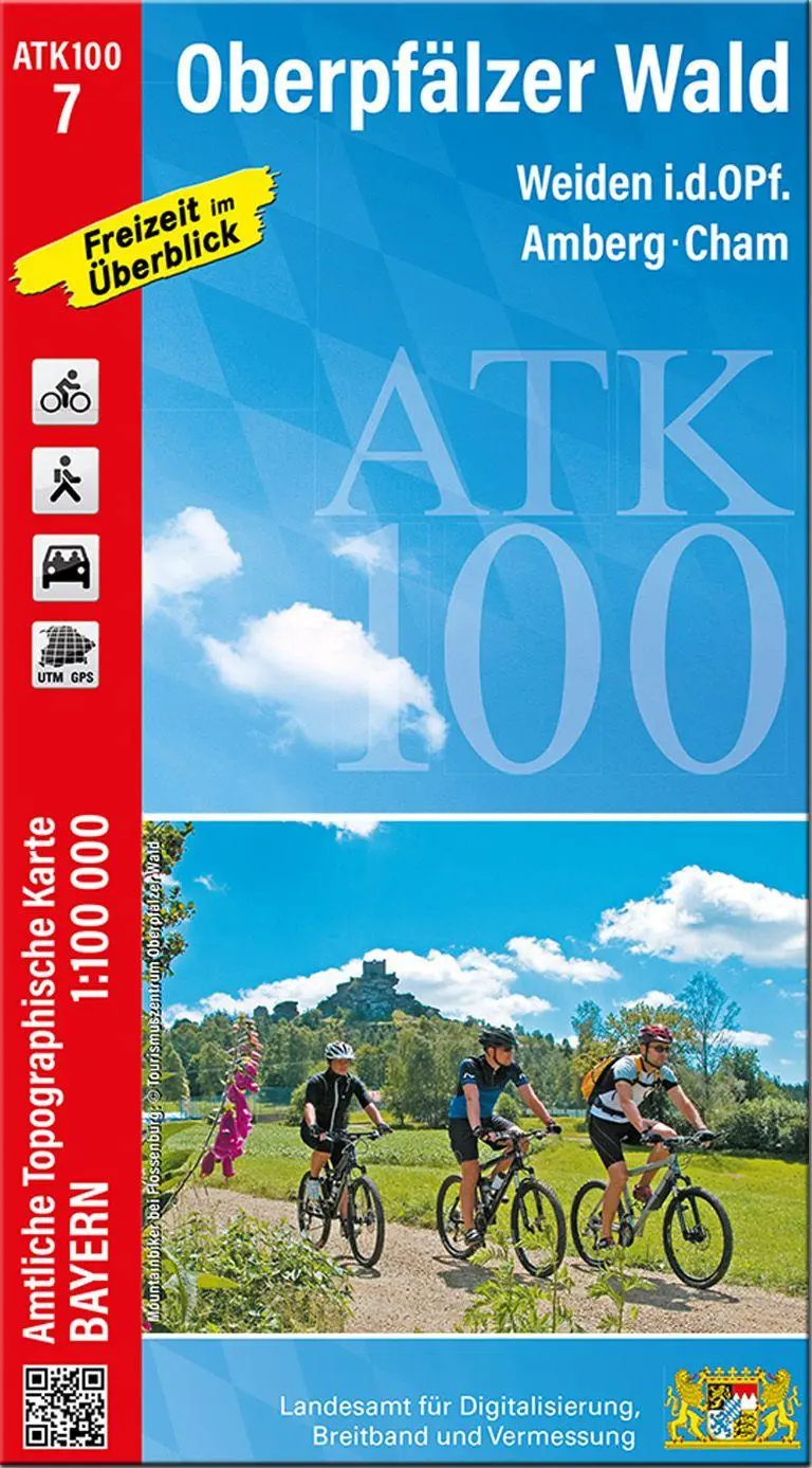 Cover: 9783987760075 | ATK100-7 Oberpfälzer Wald (Amtliche Topographische Karte 1:100000)