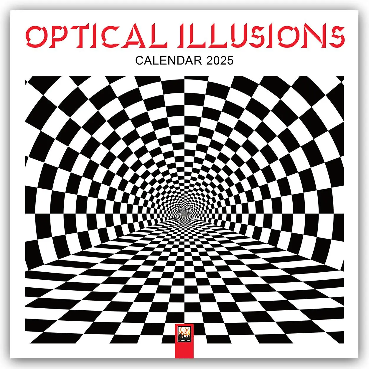 Cover: 9781835620175 | Optical Illusions Wall Calendar 2025 (Art Calendar) | Publishing