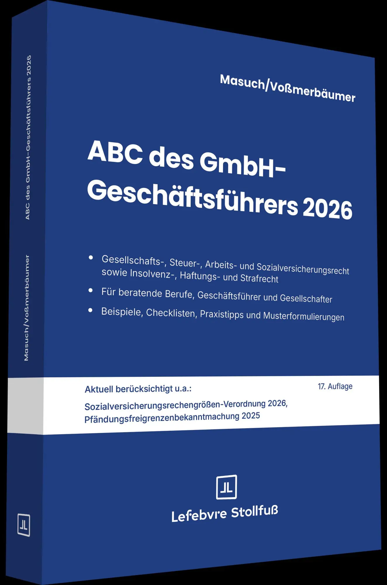 Cover: 9783083160175 | ABC des GmbH-Geschäftsführers 2026 | 17. Auflage | Masuch (u. a.)