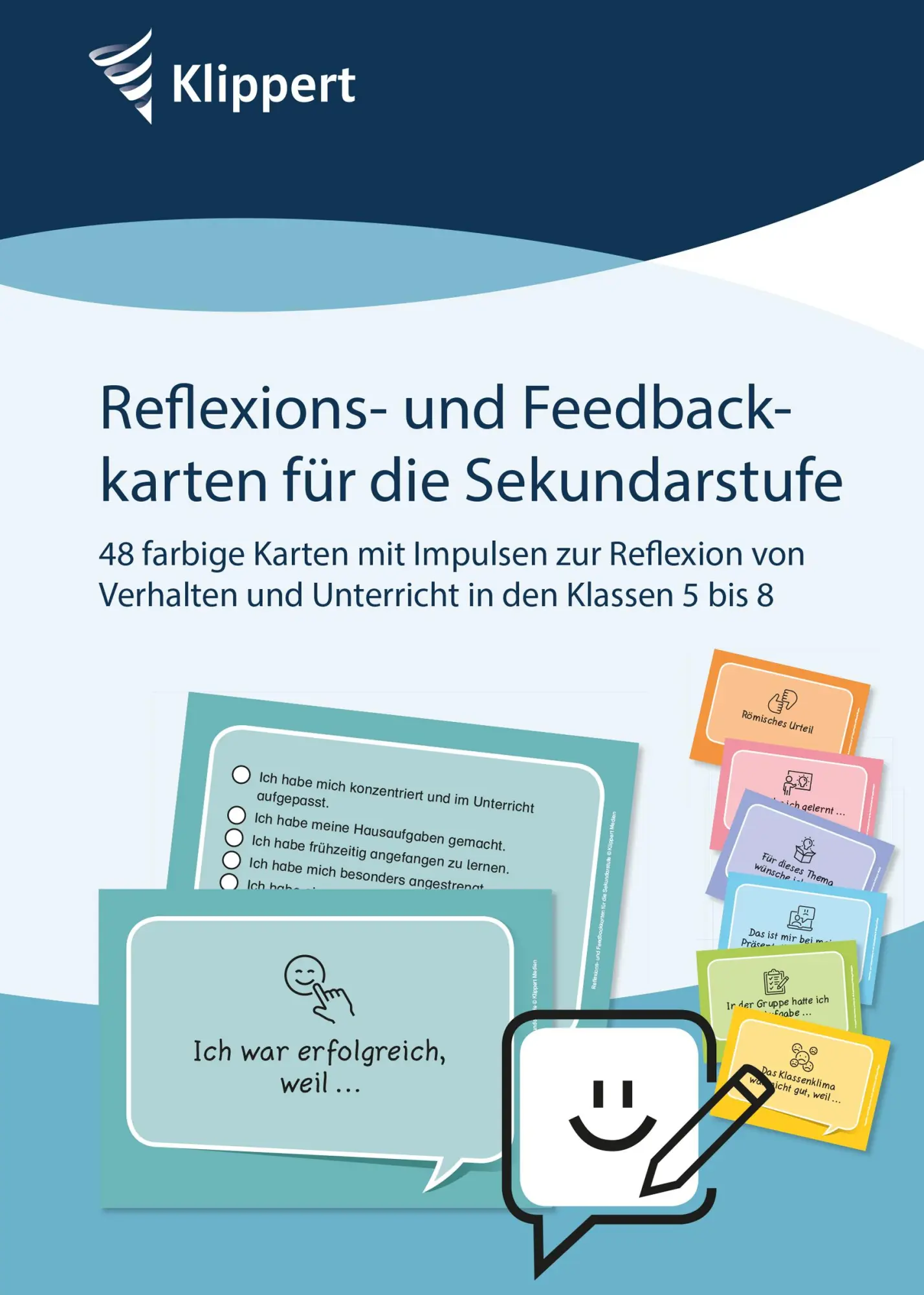 Cover: 9783403090175 | Reflexions- und Feedbackkarten Sekundarstufe | Box | Sonstige | 48 S.