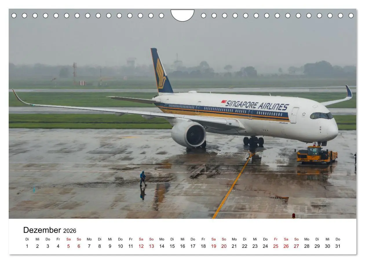 Bild: 9783457310175 | Singapore Airlines - Die ganze Flotte (Wandkalender 2026 DIN A4...