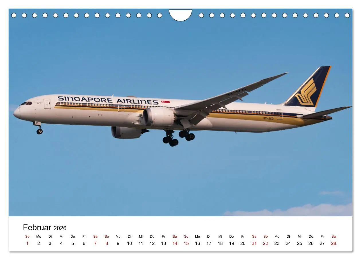 Bild: 9783457310175 | Singapore Airlines - Die ganze Flotte (Wandkalender 2026 DIN A4...