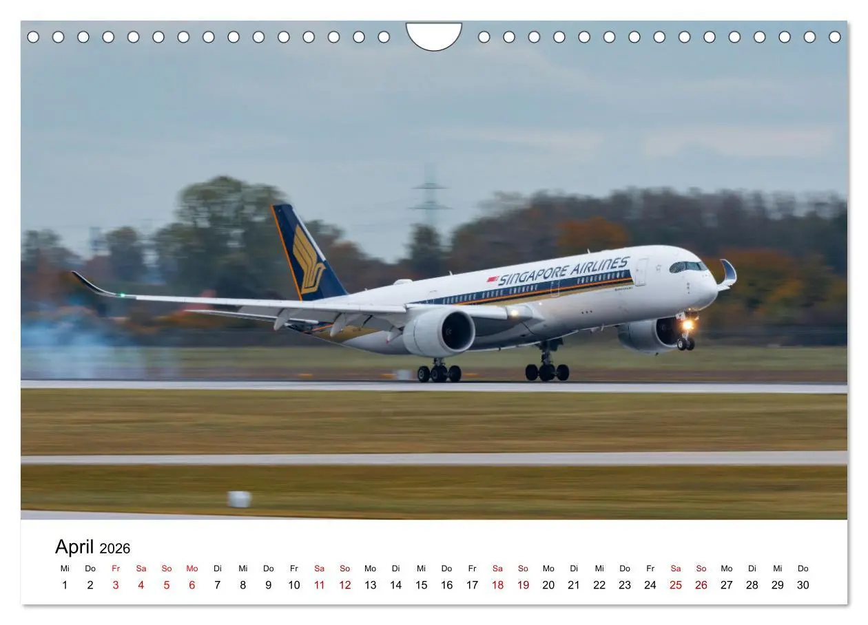 Bild: 9783457310175 | Singapore Airlines - Die ganze Flotte (Wandkalender 2026 DIN A4...