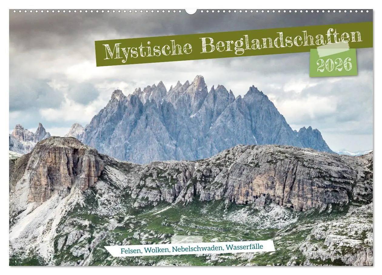 Cover: 9783457550175 | Mystische Berglandschaften (Wandkalender 2026 DIN A2 quer),...