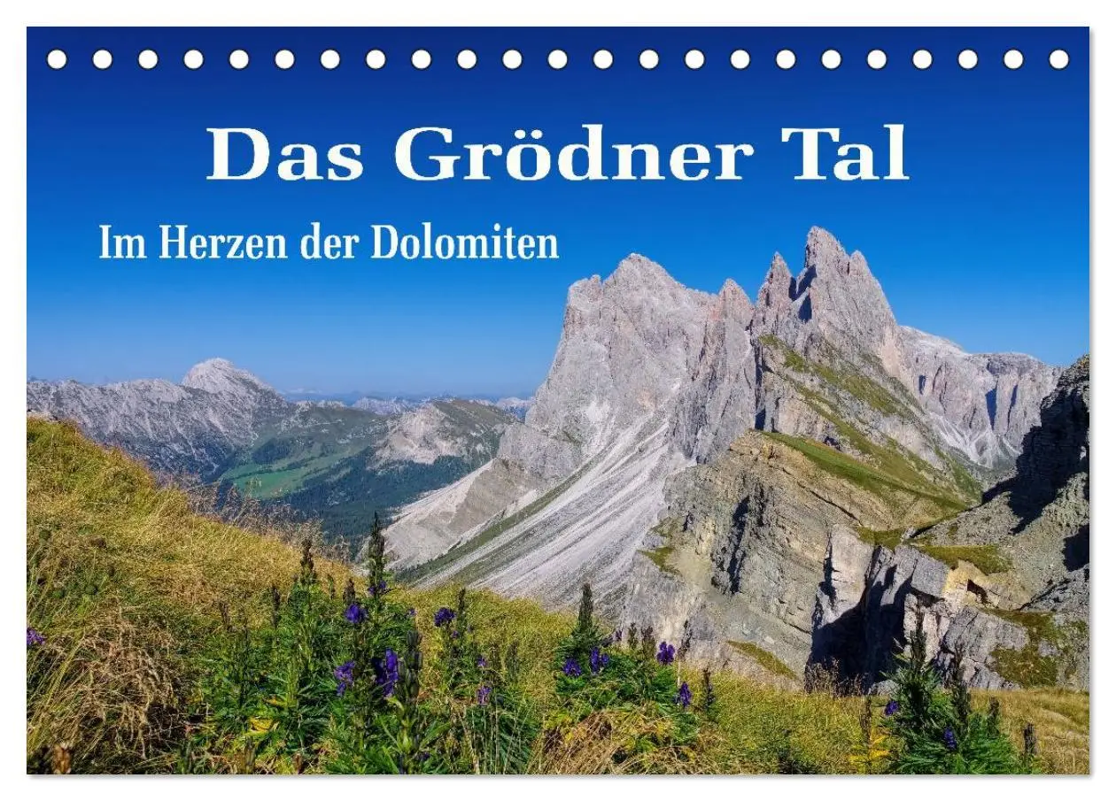 Cover: 9783516020175 | Das Grödner Tal - Im Herzen der Dolomiten (Tischkalender 2026 DIN...