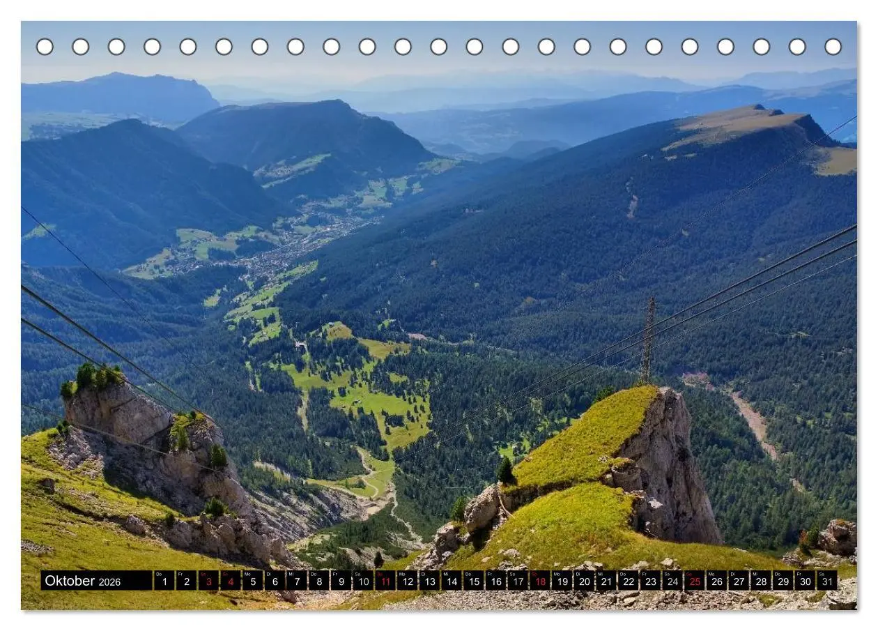 Bild: 9783516020175 | Das Grödner Tal - Im Herzen der Dolomiten (Tischkalender 2026 DIN...