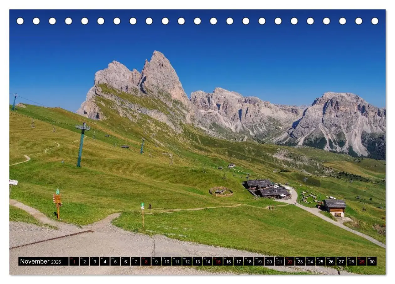 Bild: 9783516020175 | Das Grödner Tal - Im Herzen der Dolomiten (Tischkalender 2026 DIN...