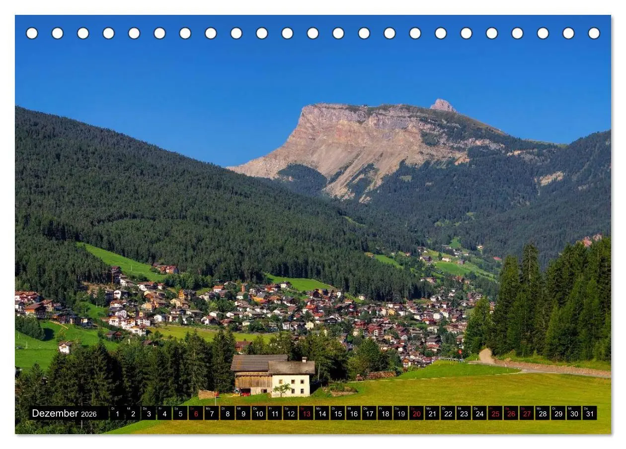 Bild: 9783516020175 | Das Grödner Tal - Im Herzen der Dolomiten (Tischkalender 2026 DIN...