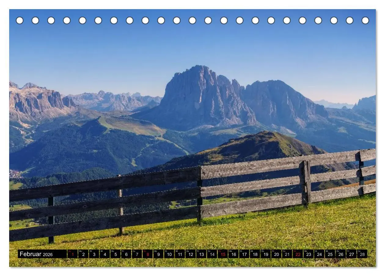Bild: 9783516020175 | Das Grödner Tal - Im Herzen der Dolomiten (Tischkalender 2026 DIN...