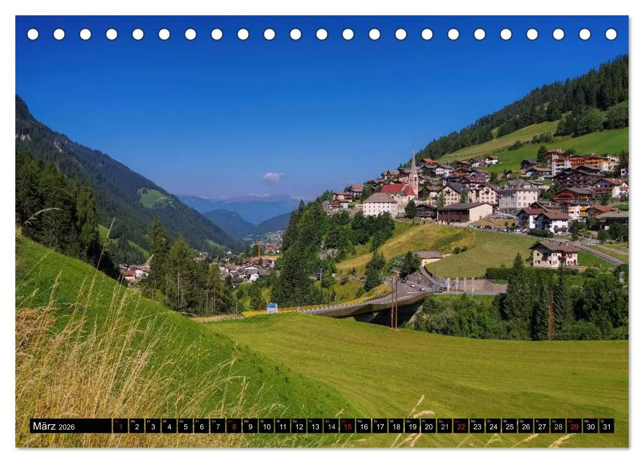 Bild: 9783516020175 | Das Grödner Tal - Im Herzen der Dolomiten (Tischkalender 2026 DIN...